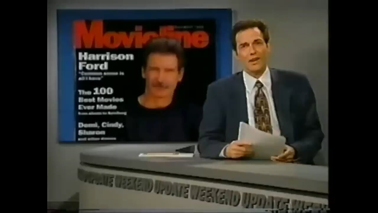 Norm MacDonald comments on Harrison Ford’s new mustache from Weekend Update