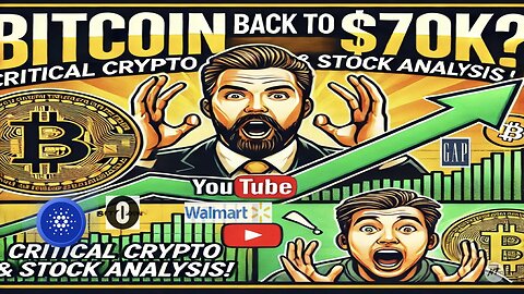 Bitcoin Back to $70K? Critical Crypto & Stock Analysis!