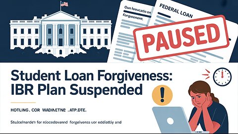 Student Loan Forgiveness on Hold: IBR Plan Suspended—What Borrowers Need to Know