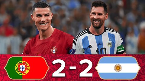 The final international match between Lionel Messi and Cristiano Ronaldo.