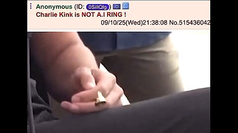 Charlie Kirk's Ring