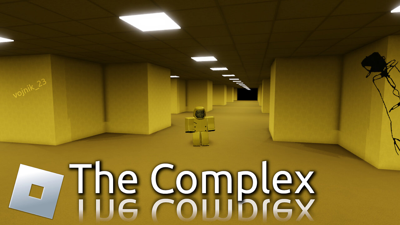 Exploring the Backrooms in ROBLOX - The Complex