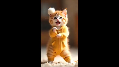 funny cat dance