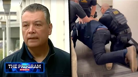How Democrat Senator Padilla Got Tackled To The Ground | The Program | Prime Time
