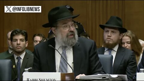 Rabbi tells Senate hearing on anti-Semitism that it's "not enough" to be "not anti-Semitic."