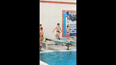 diving iranian boy