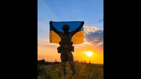 Love how the flag blends in with the sky God bless the soldiers and Ukraine