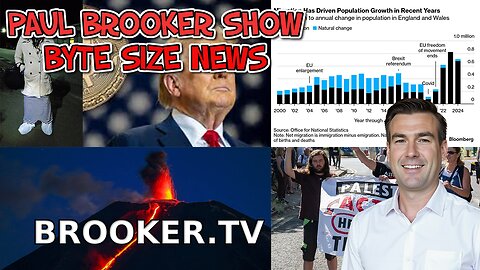 PAUL BROOKER SHOW BYTE SIZE NEWS THURSDAY 31ST OF JULY
