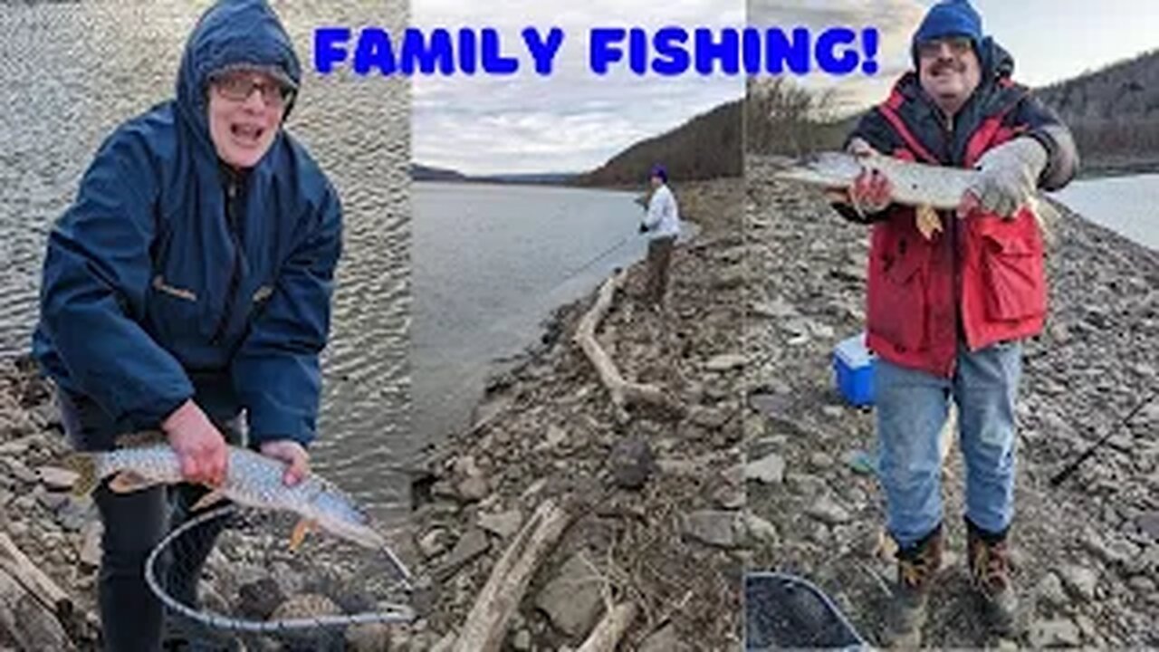 Allegheny Pike Fishing With the Family! (Winter 2023)
