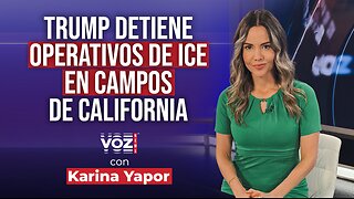 Trump detiene operativos de ICE en campos de California