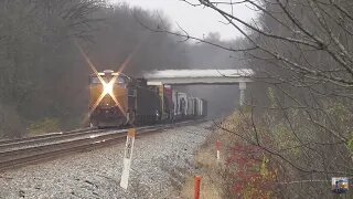 CSX Trains from Westfield Rd. Creston, Ohio November 24, 2024 Part 1