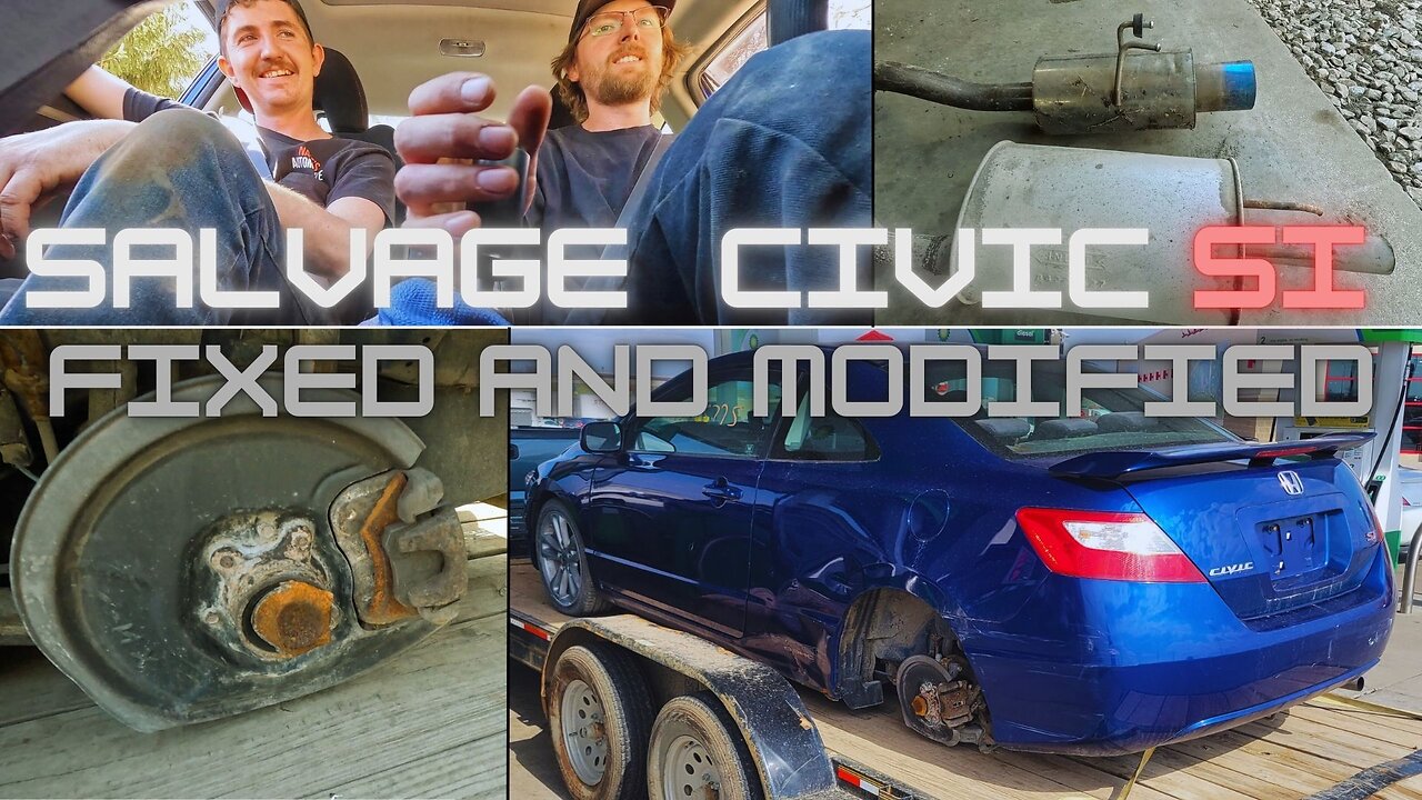 Cheap Auction Civic SI Fixed and Modified in 1 day!