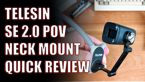 Telesin SE 2.0 neck mount POV for a phone | Quick Review and unboxing