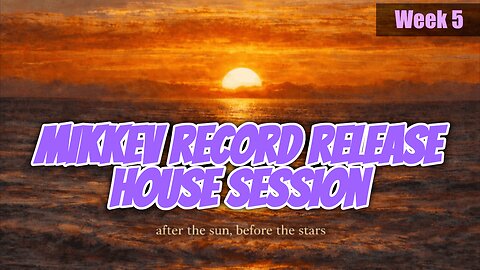 Transcendent House Vibes: MikKev After the Sun, Before the Stars DJ Mix)