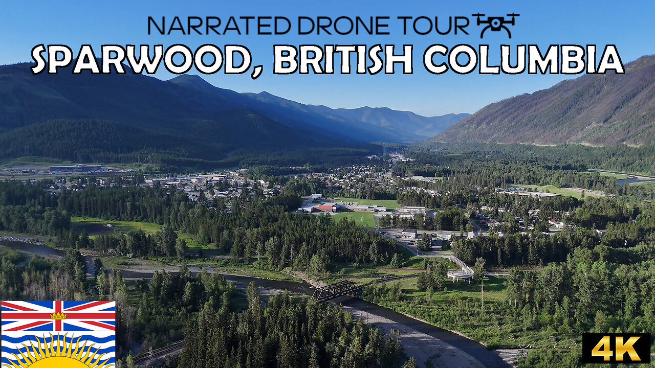 🌄 Sparwood, British Columbia ✨📍 4K Drone