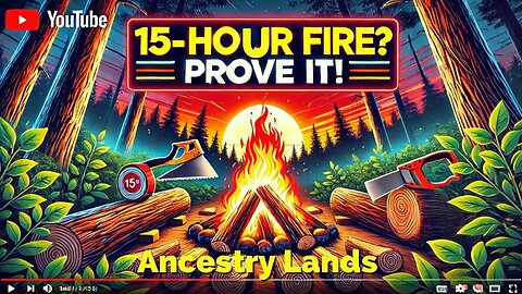 Build a FIRE That Lasts 15 HOURS with This One Trick!