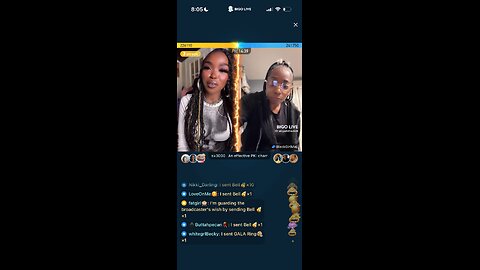 LIYAH DA DOLL AND 21 BADBIHH PK ENDS EARLY 21 GETS CLIPPED BIGO LIVE