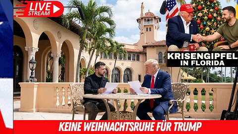 LIVE: Weihnachtsgipfel in Florida . Trump trifft Selenskji in Mara-A-Lago zu Ukraine Verhandlungen.