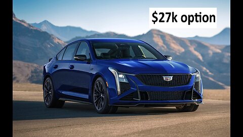 Cadillac CT5 V Blackwing has 27k option