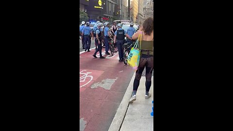 Two Philadelphia police officers suffered minor injuries and 15 protesters