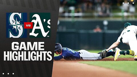 Mariners vs. A's Game Highlights