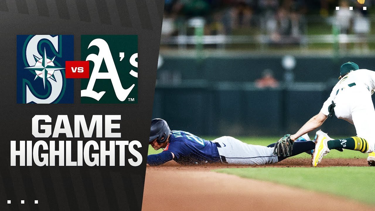 Mariners vs. A's Game Highlights
