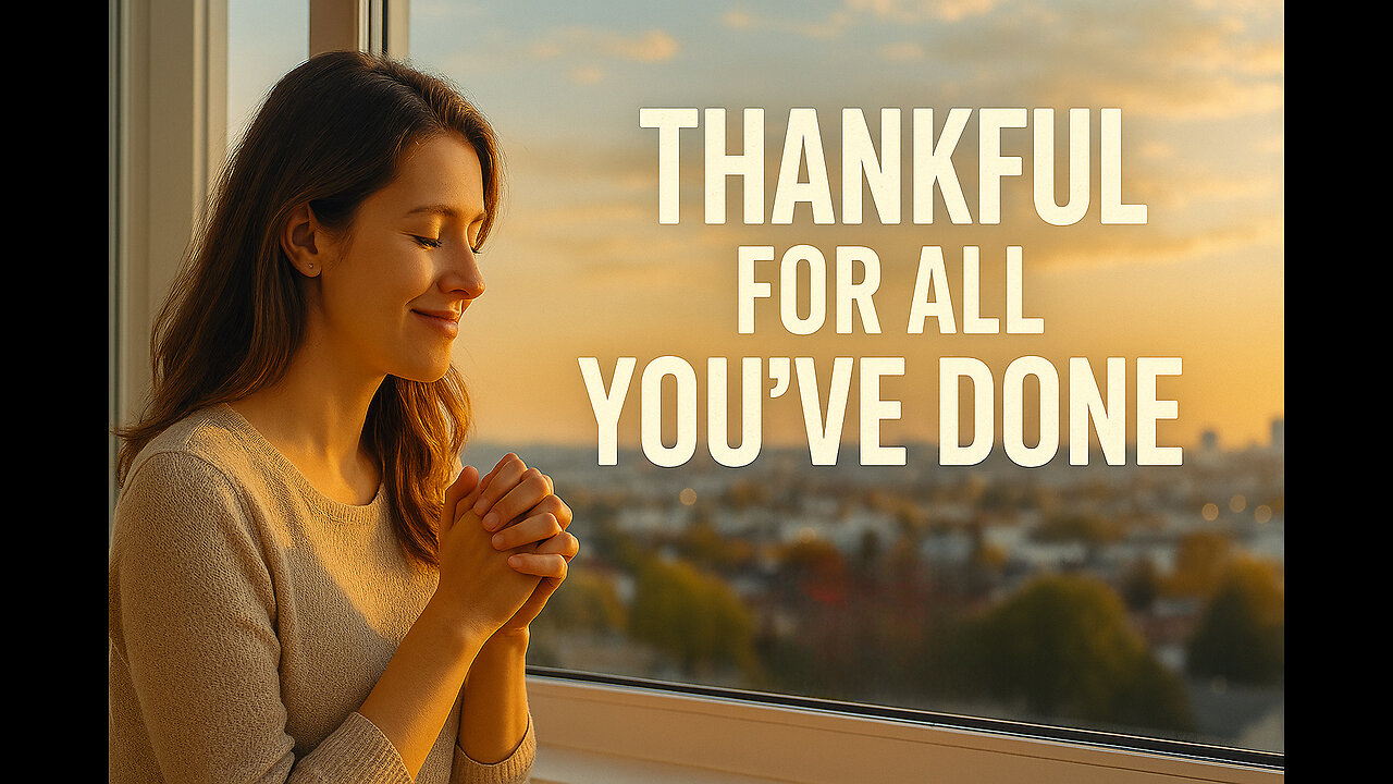 🎵 “Thank You, Lord, For All You’ve Done” — Christian Worship Song