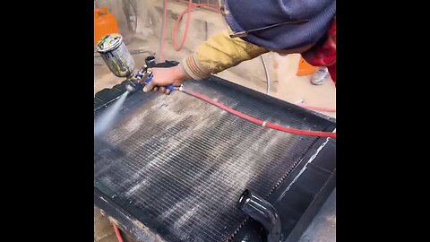 Truck radiator repairing skills