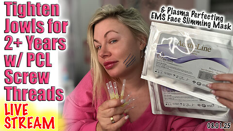 Live Tighten Jowls for 2+ Years with PCL SCrew Threads! AceCosm.com and code Jessica10 Saves