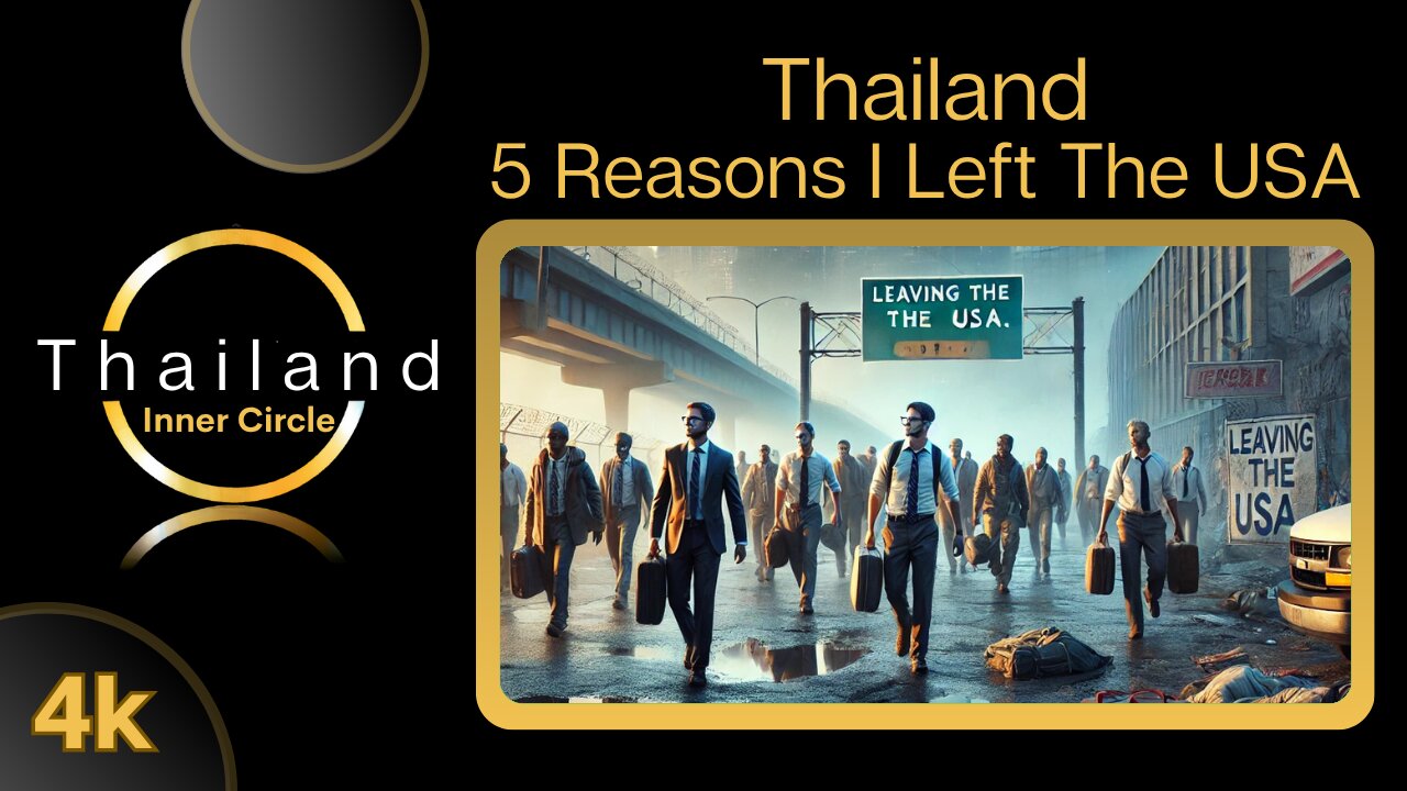 4K Thailand - 5 Reasons I Left The USA | Walk And Talk