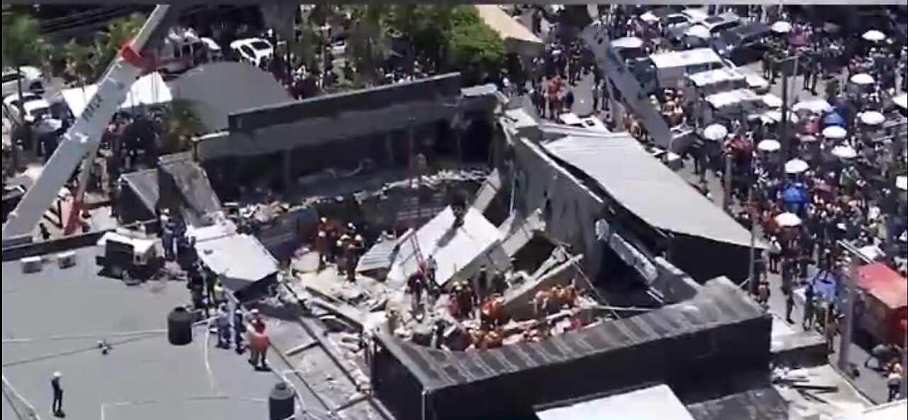 NIGHTCLUB ROOF COLLAPSE🎬🛗🏚️🚑ON CROWD IN DOMINICAN REPUBLIC🇩🇴🏚️🚒💫