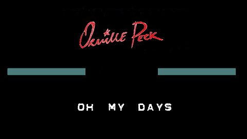 Orviille Peck - Oh My Days (Karaoke, 2025)