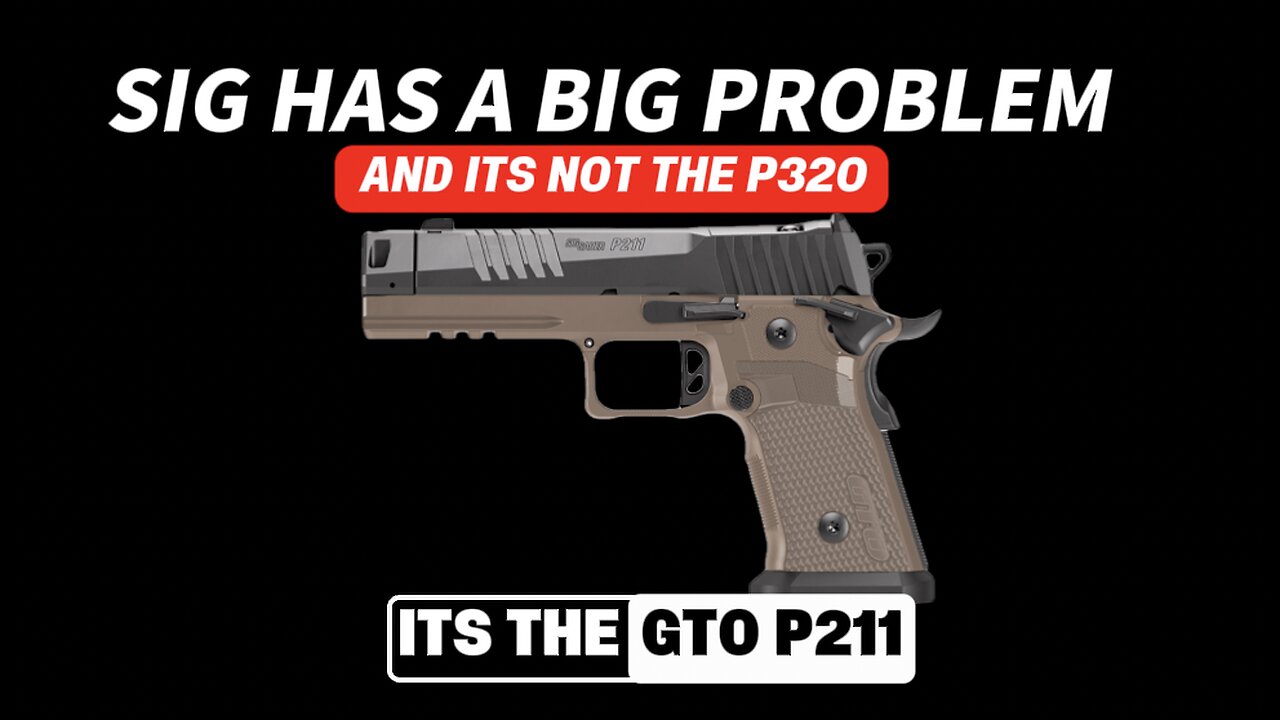 Plastic part causes catastrophic FAILURE!!! SIG has a problem with the GTO P211!!
