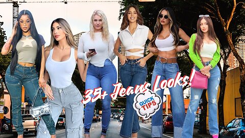 35+ Stylish Jeans Outfit Ideas for Women | Jeans for Every Body Type and Occasion 