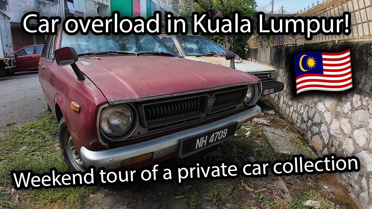 Car overload in Kuala Lumpur! A whole day viewing a private collection of classic cars - Malaysia 🇲🇾