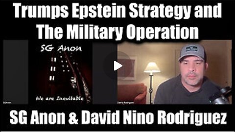 SG ANON & NINO: Trumps Epsein Strategy ...