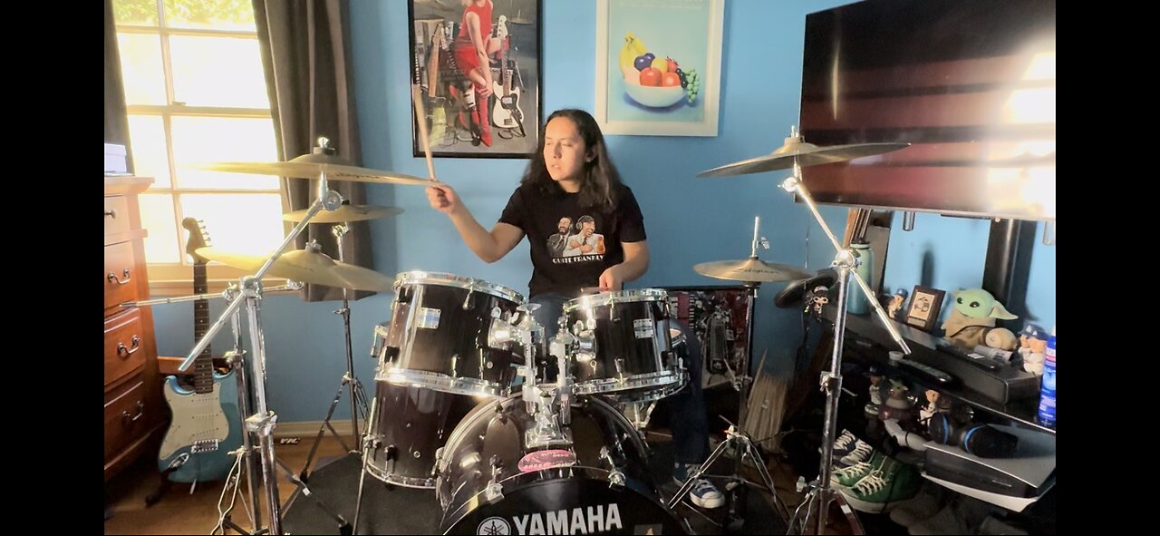 Led Zeppelin ~ Black Dog Live 1972 ~ Michael Amadeus drum cover