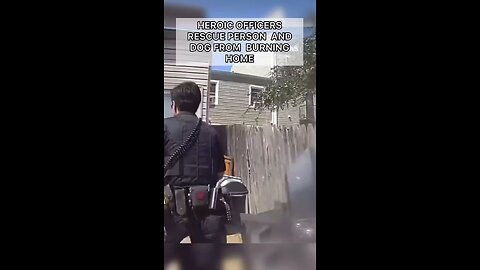 When seconds counted, officers ran toward the flames.
