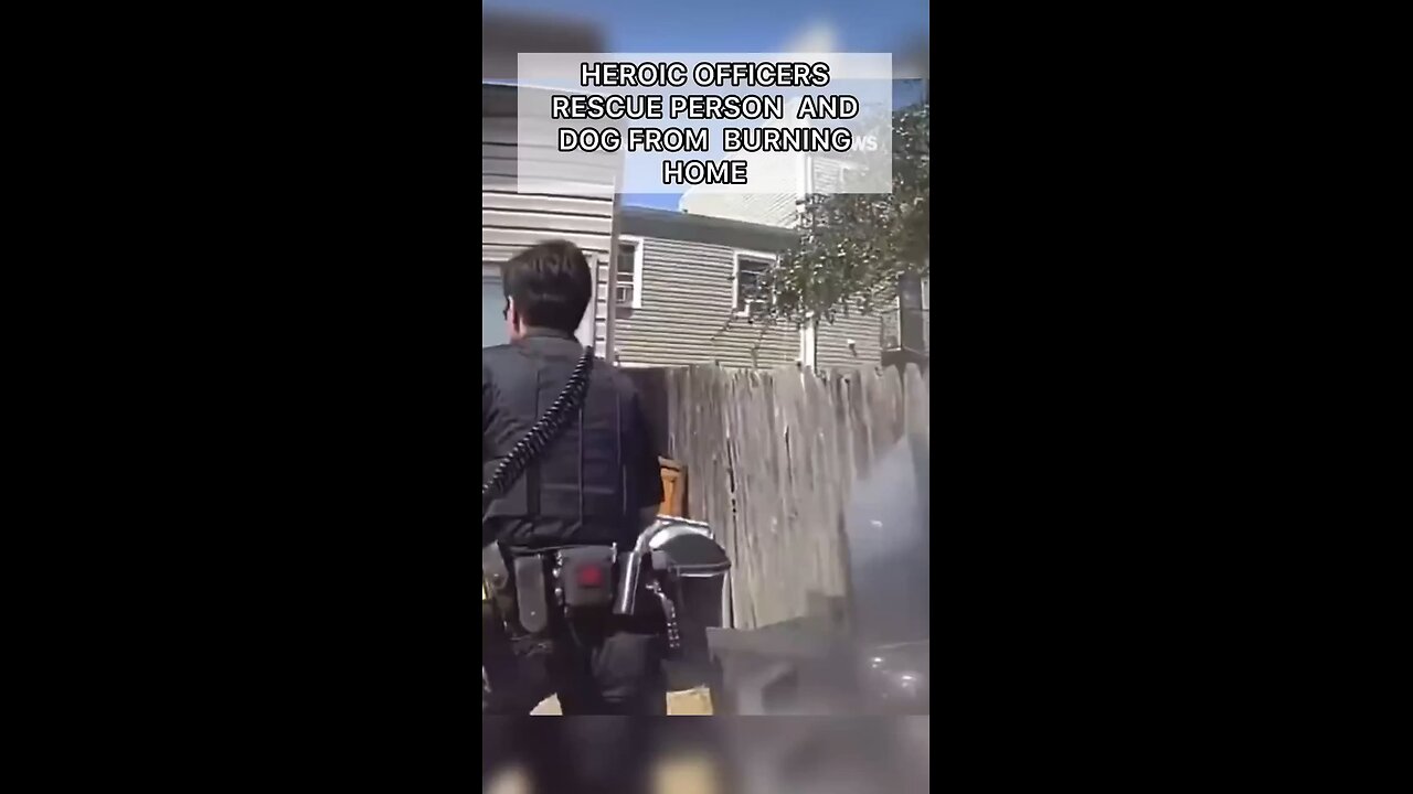 When seconds counted, officers ran toward the flames.