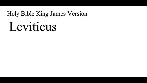 Leviticus Chapter 15