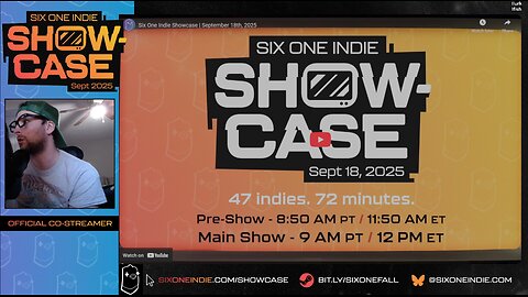 Six One Indie September Showcase 2025