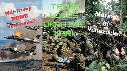 Pokrovsk Falls! Trumps war with Russia is lost! War with Venezuela? What happened to AMERICA FIRST?