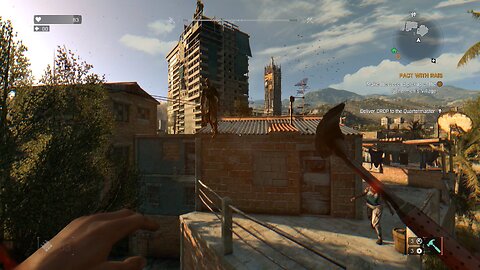 A zombie threw wrench at me! (Dying Light)