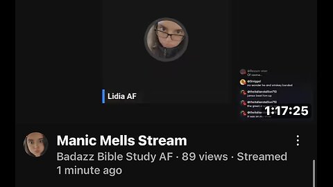 LIDIA AF: 12/2/25 MANIC MELLS BELLS
