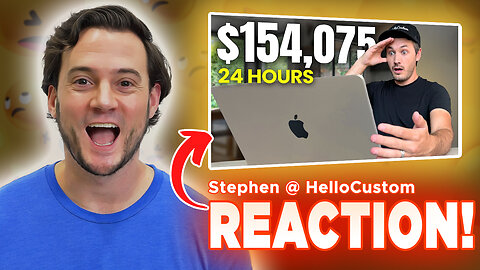 REACTION: I Built A $154,075 Etsy Business In 24 Hours (Stephen @ HelloCustom)