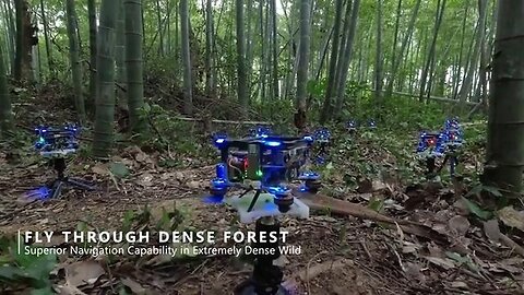 "Unlocking the Future: Autonomous Drone Swarms Navigate Forests with Ease"