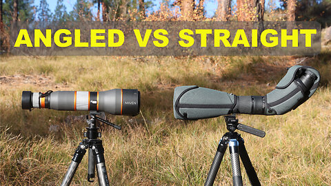 Angled vs Straight Spotting Scopes