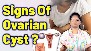 Signs & Symptoms Of Ovarian Cyst, Emale Ovarian Lump, Cyst In Ovary | Homeopathy Medicine & Surgery
