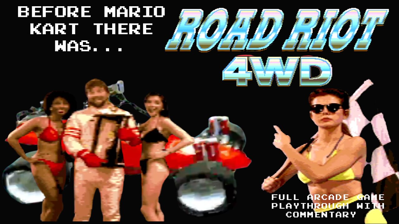 Road Riot 4WD (1991, Atari) Full Arcade Game Playthrough (With Commentary)