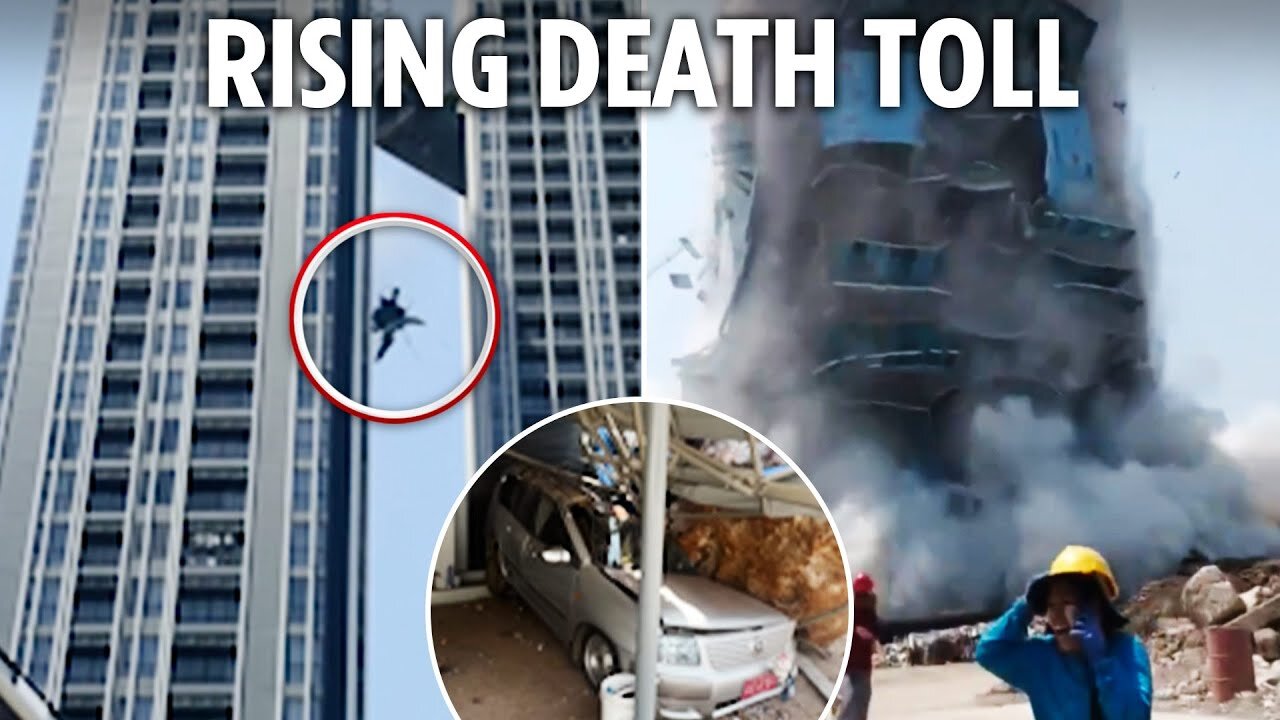 Devastating 7.7 Myanmar earthquake death toll surges as new footage emerges